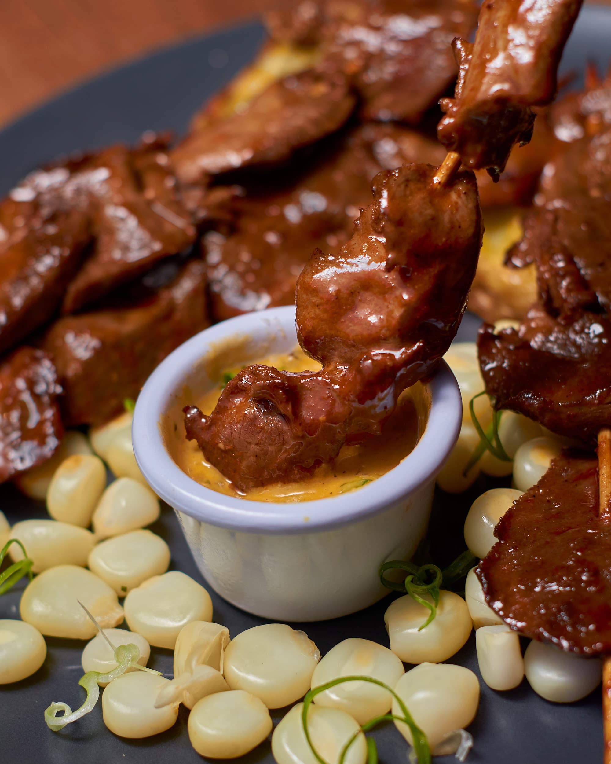 Anticuchos tradicionales peruanos